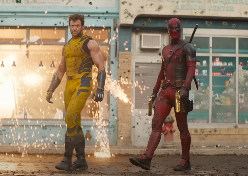 Salah satu adegan dalam Deadpool & Wolverine yang diperankan Ryan Reynolds dan Hugh Jackman.