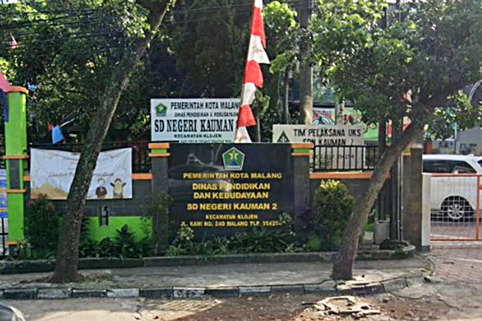 SDN Kauman 2 Kota Malang di Jalan Kawi