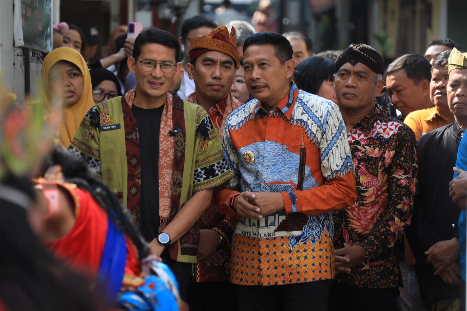 Sandiaga Uno, Menparekraf dan Pj Wali Kota Malang Wahyu Hidayat