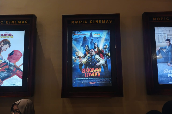 Poster Film Sekawan Limo. (Lutfia for Radar Malang)
