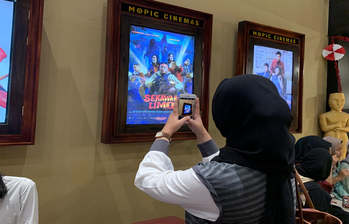 Poster Film Sekawan Limo di Mopic Malang.