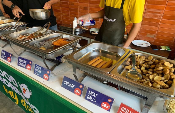 Menu Sarapan di Baegopa.