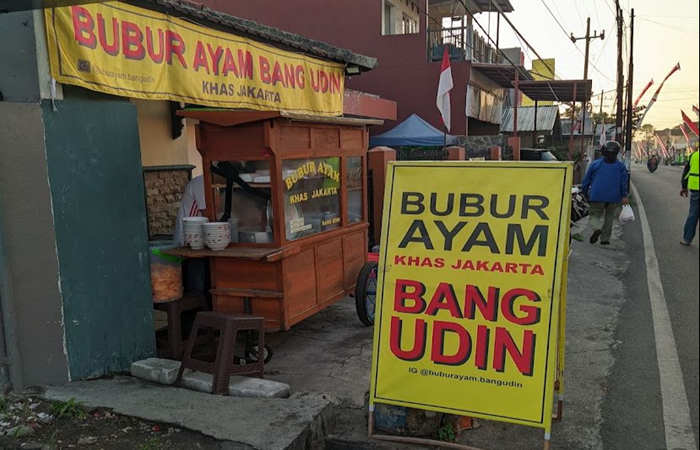 Bubur Ayam Bang Udin Malang.