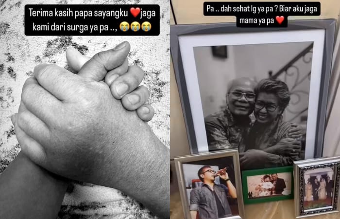Instagram Story Sammy Simorangkir saat Mengabarkan Berita Duka