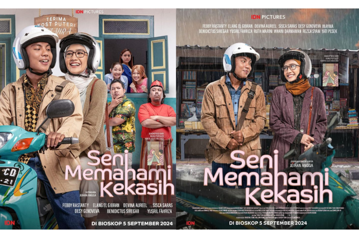 Poster film Seni Memahami Kekasih. (Instagram @film__smk)