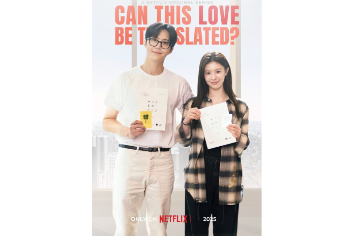 Poster drama Korea Can This Love Be Translated? (X @kdrama_menfess)