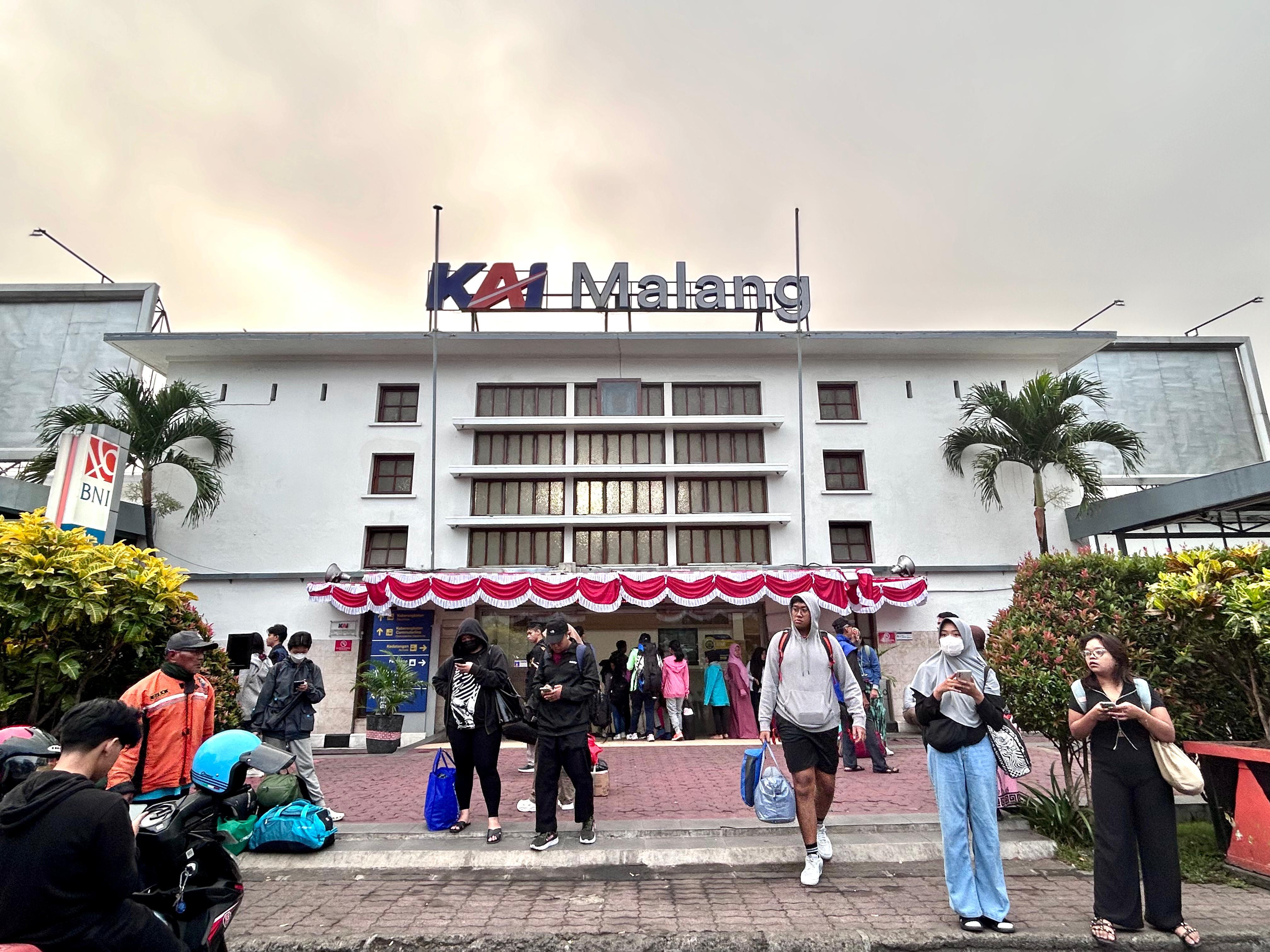 Potret Stasiun KAI Malang