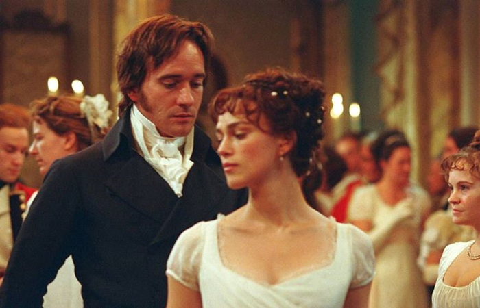 Pemeran utama dalam film Pride & Prejudice.