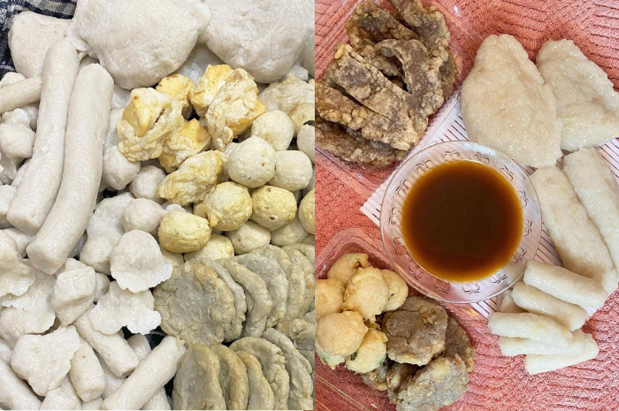 Potret pempek yang lezat dan otentik di kota Malang. (Instagram @pempek_malang.id)
