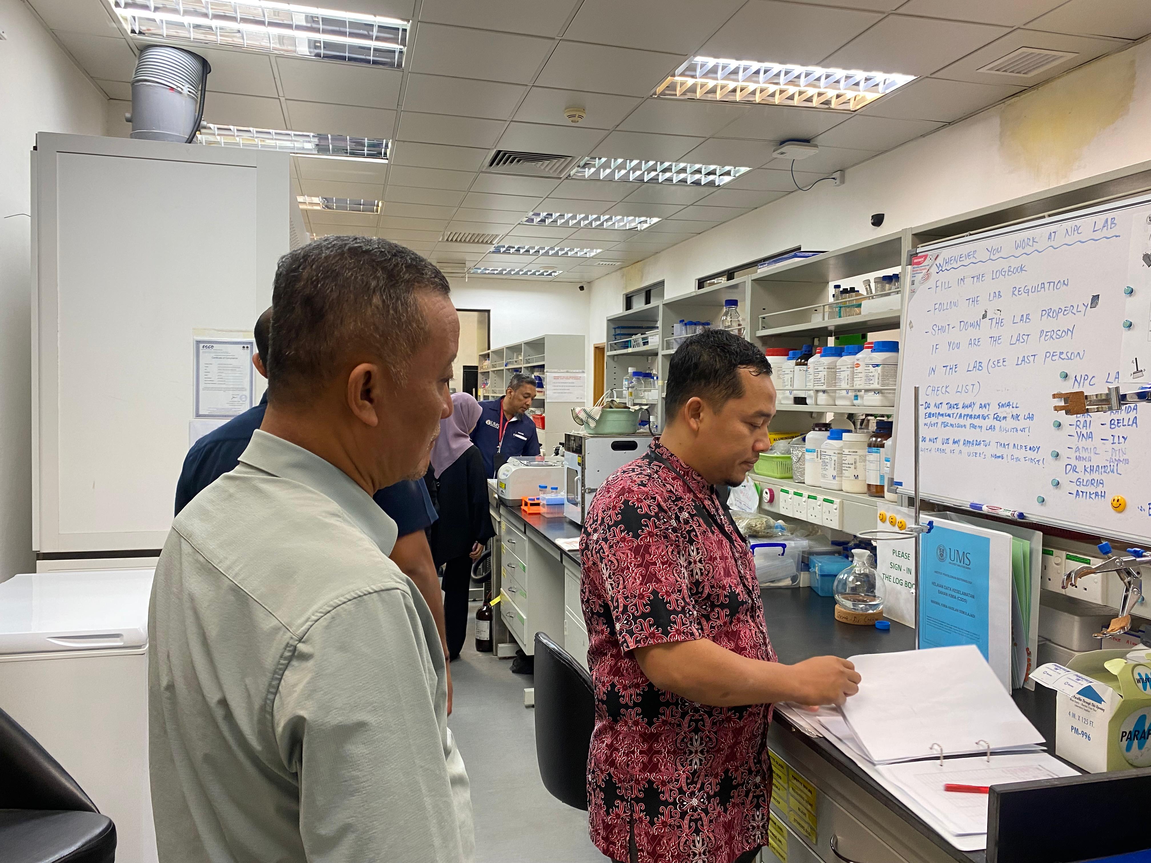 UB dan Unisma Melakukan Kolaborasi Penelitian Biotechnology Bersama Universiti Malaysia Sabah.