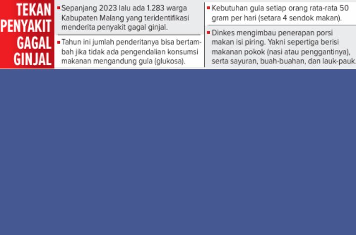 Dinkes Kabupaten Malang Tekan Penyakit  Gagak Ginjal.