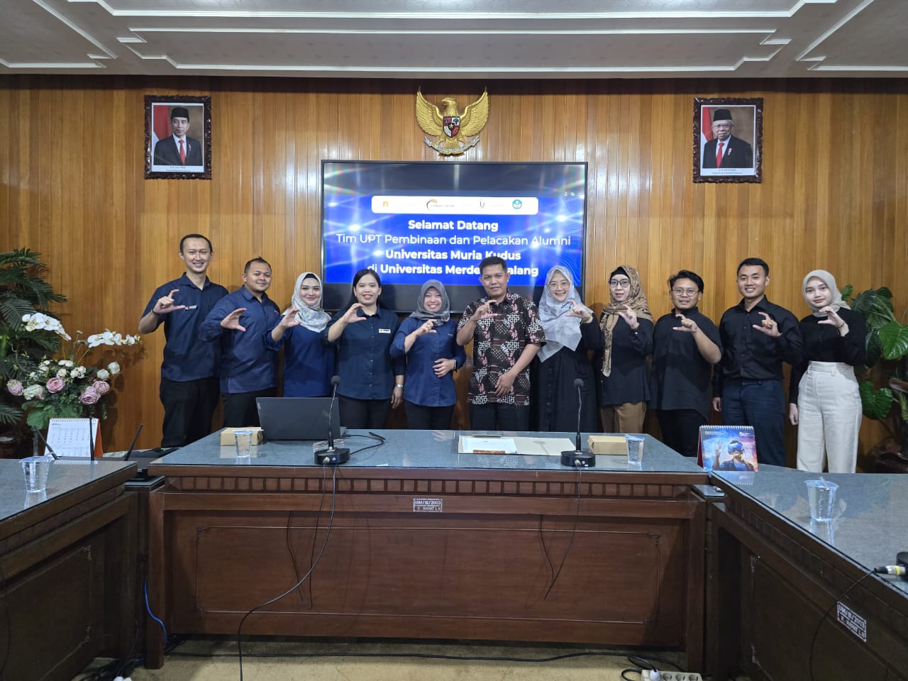 Perpanjangan MoU dan studi banding antara Unmer Malang dan UMK untuk pengembangan pusat karir.