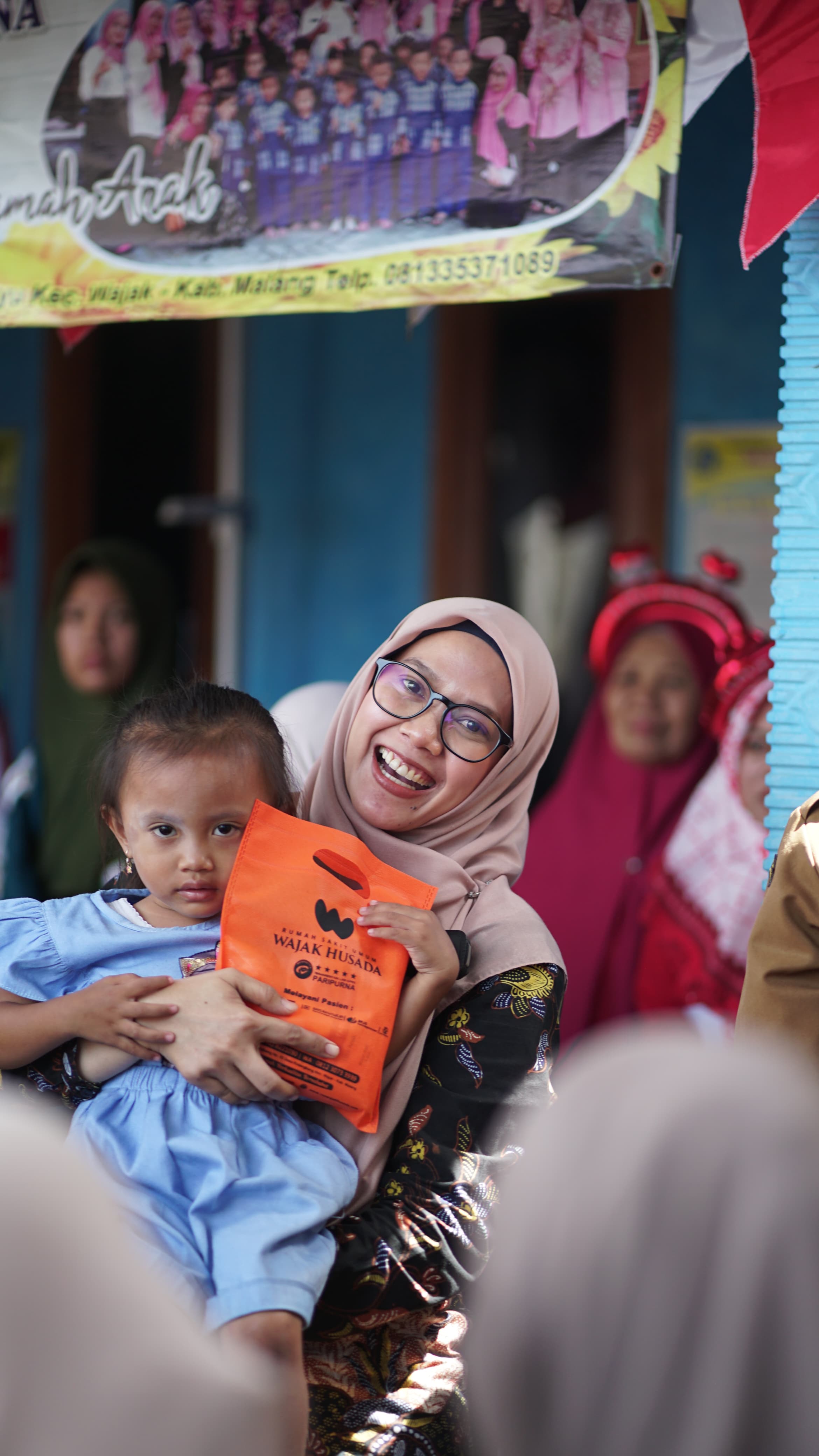 Senyum dr. Fitri Setelah Melakukan Penyulusan Gizi Anak dan Pencegahan Stunting.