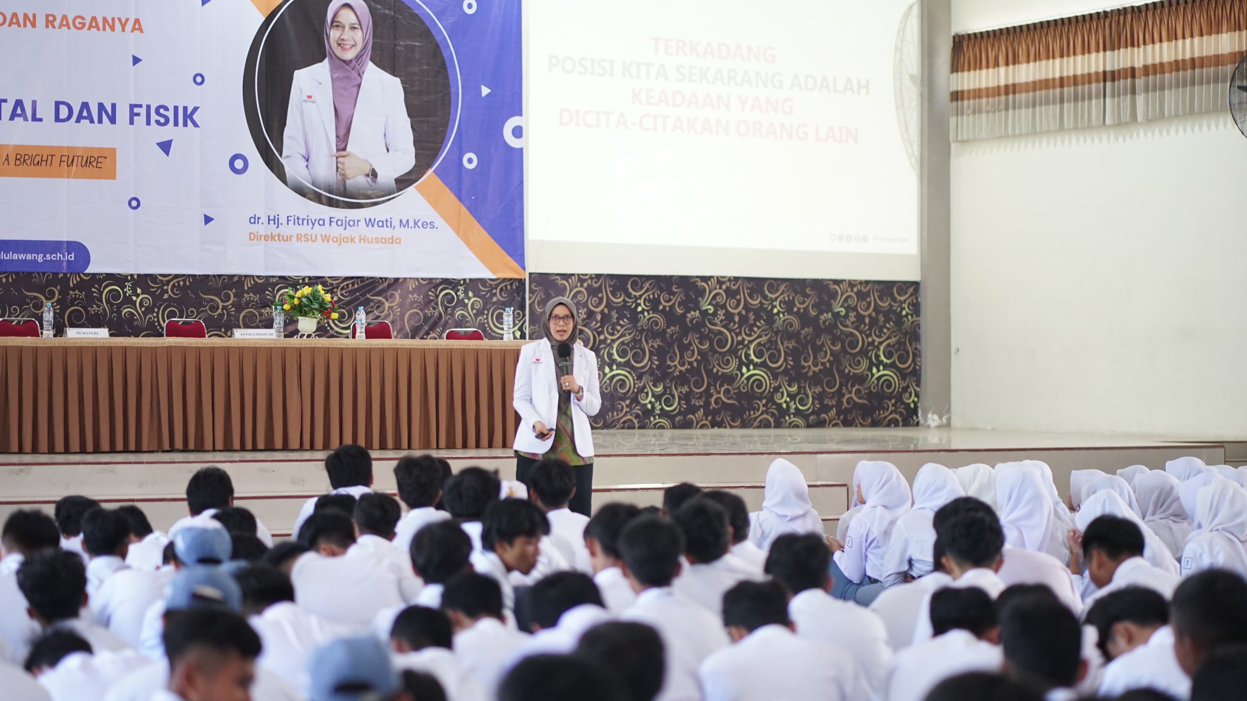 RSU Wajak Husada menggelar Health Festival Kemerdekaan di SMAN 1 Bululawang