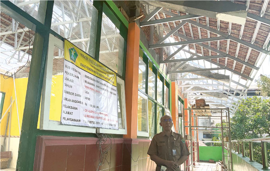 Rehabilitasi 33 Sekolah Berjalan 60 Persen