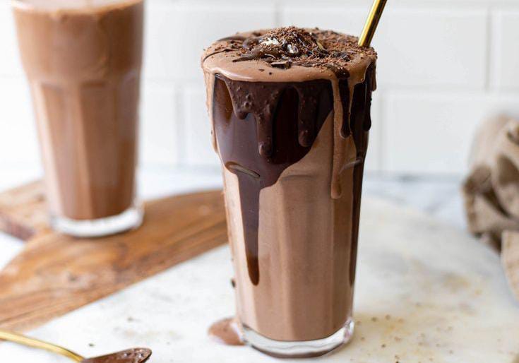 Ilusrasi es cokelat lumer. (Pinterest)