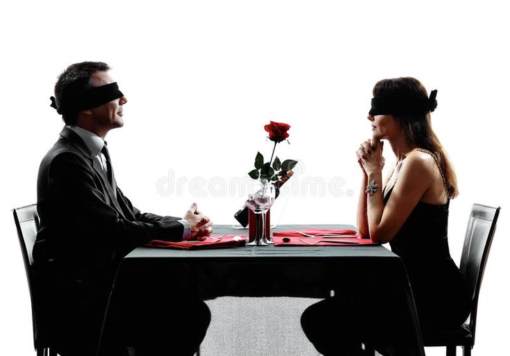 Ilustrasi Konsep Blind Date (source: pinterest).