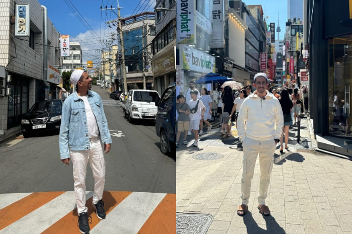 Potret Habib Jafar di Korea Selatan. (Instagram @husein_hadar)