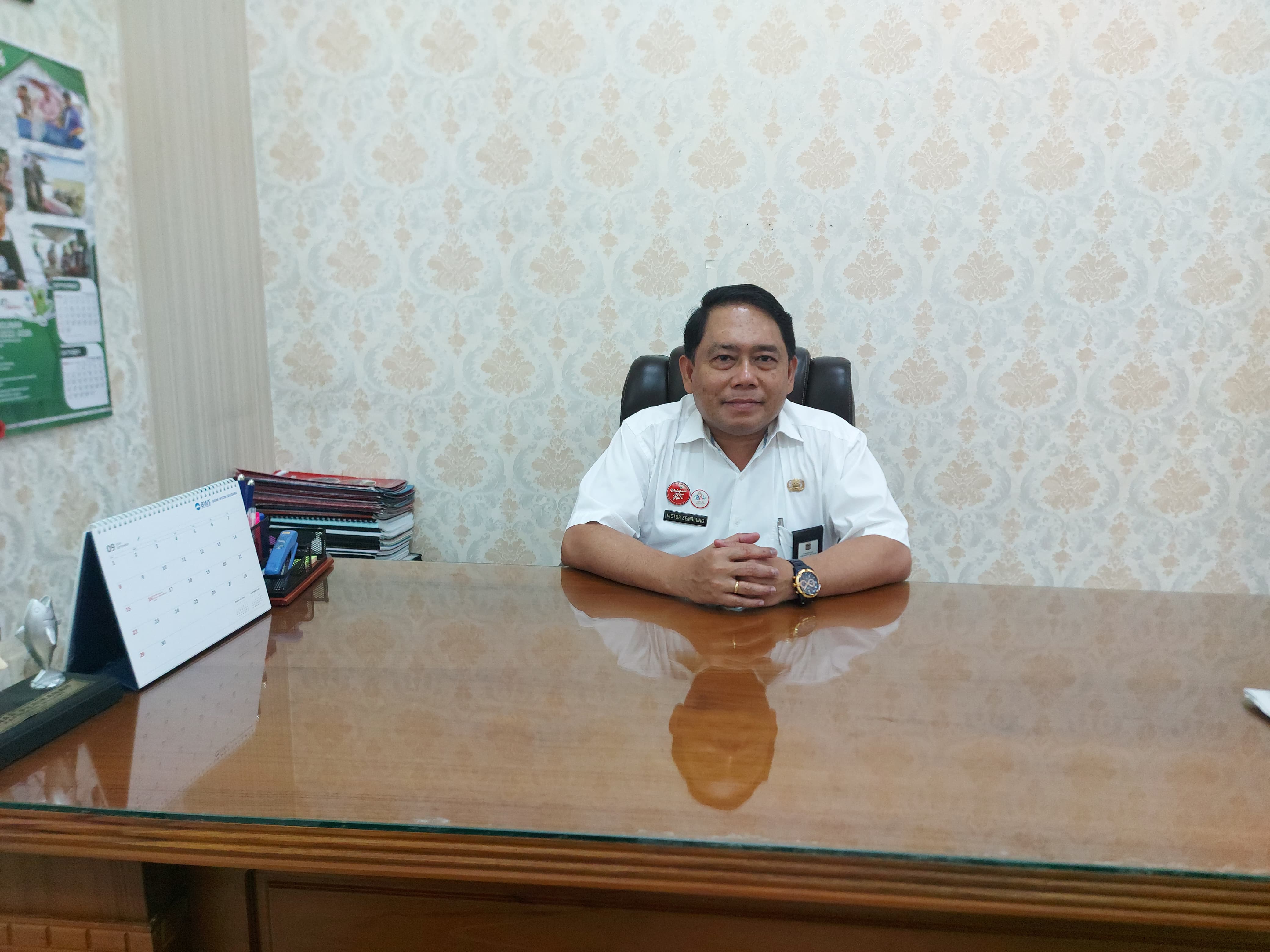 Kepala DKP Kabupaten Malang Viktor Sembiring SPt ME