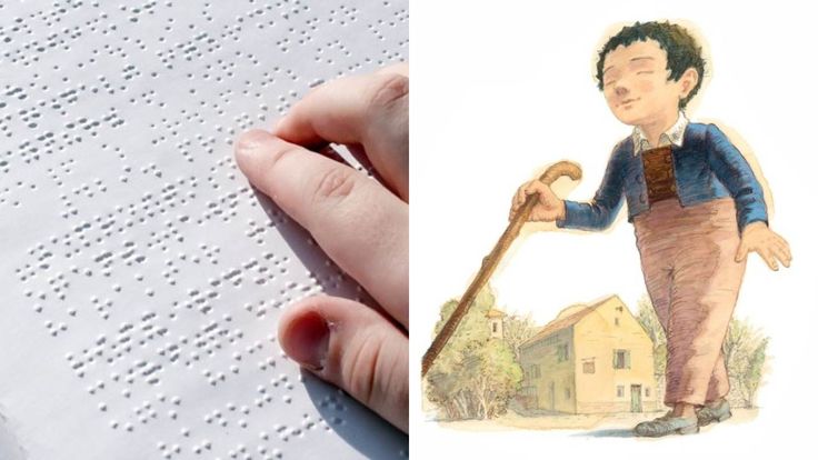 Ilustrasi Penyandang Tunanetra dan Gangguan Penglihatan (source: pinterest).
