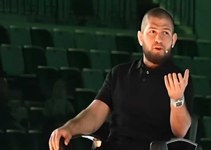 Legenda UFC Khabib Nurmagomedov di Indonesia Arena GBK.