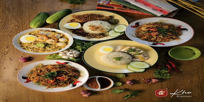 Sajian masakan kedai kopi tiam (Instagram khokopitiam)