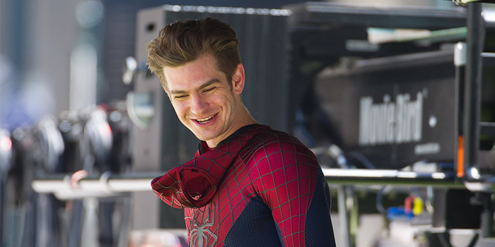 Andrew Garfield berperan sebagai Spider-Man (Source: NME)