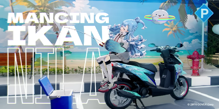 Kolaborasi Honda BeAT X Kobo Kanaeru (Akun Youtube Welovehonda Indonesia)