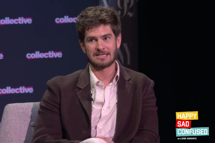 Andrew Garfield memberikan dukungannya kepada rakyat Palestina (Youtube Josh Horowitz)