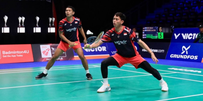 Penampilan Fajar / Rian pada Denmark Open 2024 (dalam postingan akun instagram PBSI )