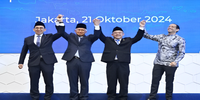 Potret penyerahan Memorandum akhir jabatan Menteri Kemendikbud Ristek