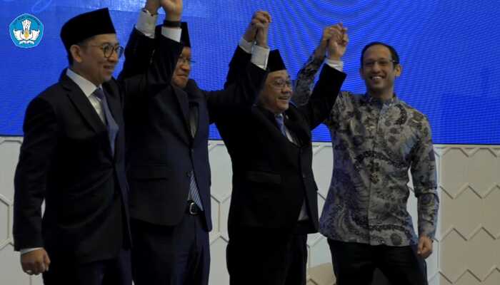 Prosesi Serah Terima Jabatan Menteri Pendidikan, Kebudayaan, Riset, dan Teknologi Periode 2019-2024.