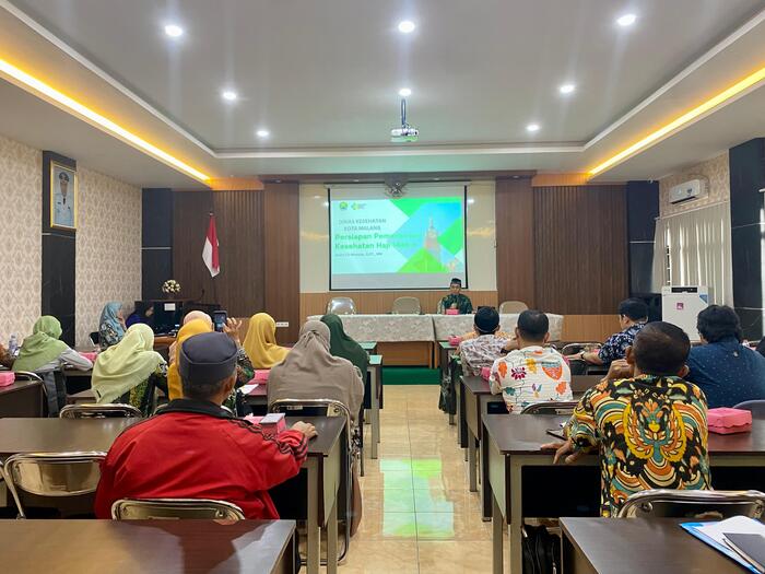 Kegiatan Pembinaan KBIH oleh Dinkes Kota Malang (24/10).