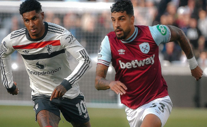 Potret Pertandingan MU Melawan West Ham (Instagram @westham)