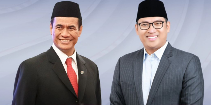 Potret Ali Ramlan (Menteri Pertanian) dan Sudaryono (Wakil Menteri Pertanian) dalam postingan instagram Sudaryono