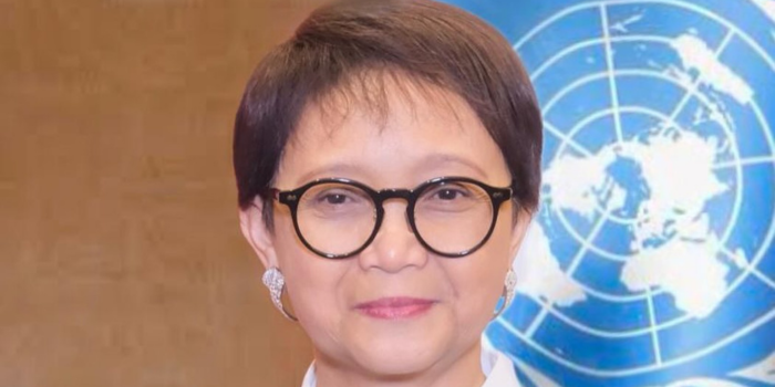 Potret Retno Marsudi resmi menjabat sebagai Utusan Khusus Sekjen PBB untuk Urusan Air (dalam instagram retno marsudi)