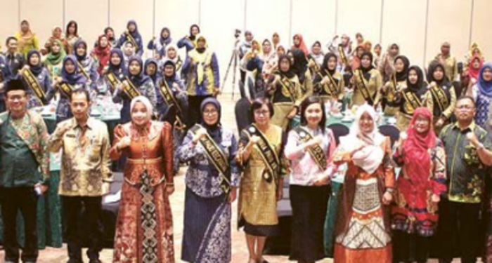 SINERGI: Kegiatan Penguatan peran Bunda dan Pokja Bunda PAUD yang digelar Disdikbud Kota Malang, Kamis (31/10).