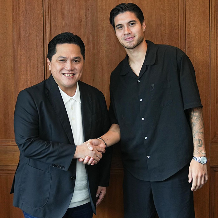 Postingan Erick Thohir dan Kevin Diks pada 12 Oktober 2024 lalu