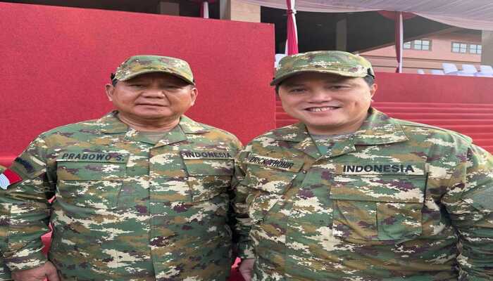 BERSINERGI : Erick Thohir percaya, di bawah kepemimpinan Bapak Presiden Jenderal TNI (Purn) H. Prabowo Subianto, ia optimistis Indonesia akan menjadi negara maju, makmur dan mendunia.