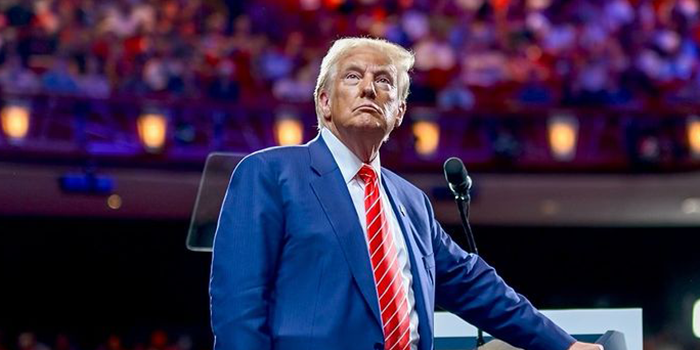 Donald Trump saat berkampanye dalam Pemilihan Presiden (Pilpres) Amerika Serikat (AS) 2024.