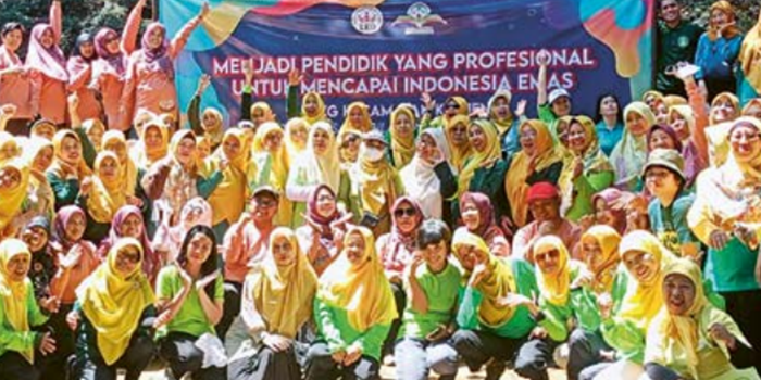 KOLABORASI: Kegiatan PKG Klojen bersama 100 peserta kepala PAUD se-Kecamatan Klojen di Salsabila Edupark, Rabu (9/11).