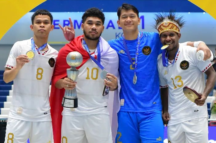 Potret Pemain Timnas Futsal Pada Piala AFF 2024 (instagram @specs_indonesia)