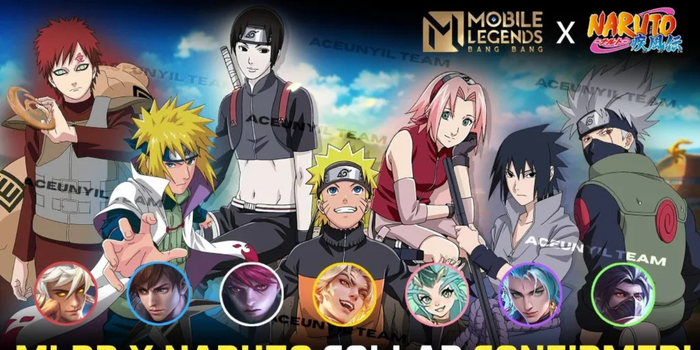 Hero yang akan mendapatkan skin kolaborasi Mobile Legends X Naruto (foto: Aceunyil Teams)