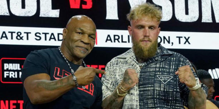 Mike Tyson vs Jake Paul (Foto: Sporting News)