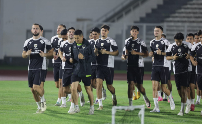 Foto Latihan Timnas Indonesia Jelang Lawan Jepang (pssi.org)
