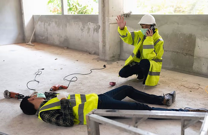 Ilustrasi kecelakaan kerja, di Malang jumlahnya cukup banyak