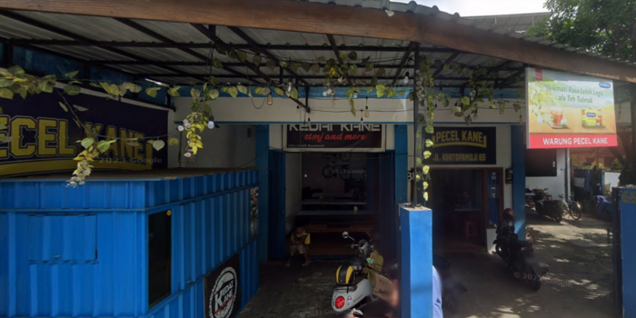 potret warung pecel kane (screen capture dalam google maps)