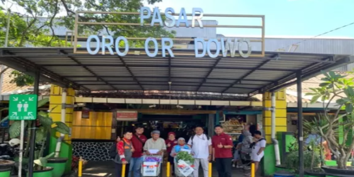 Pasar Modern Oro Oro Dowo, Kota Malang, Kamis (5/1/2023). (BACHTIAR EKO/RADAR MALANG)