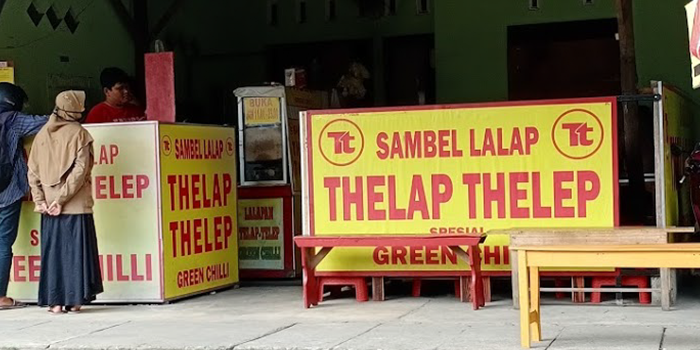 Tampak depan Sambel Lalap Thelap Thelep.