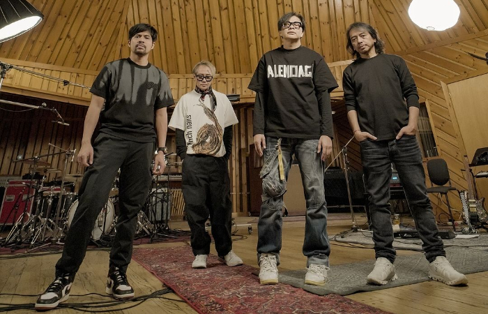 Foto Band Gigi Saat Melakukan Rekaman di New York (instagram @gigibandofficial)
